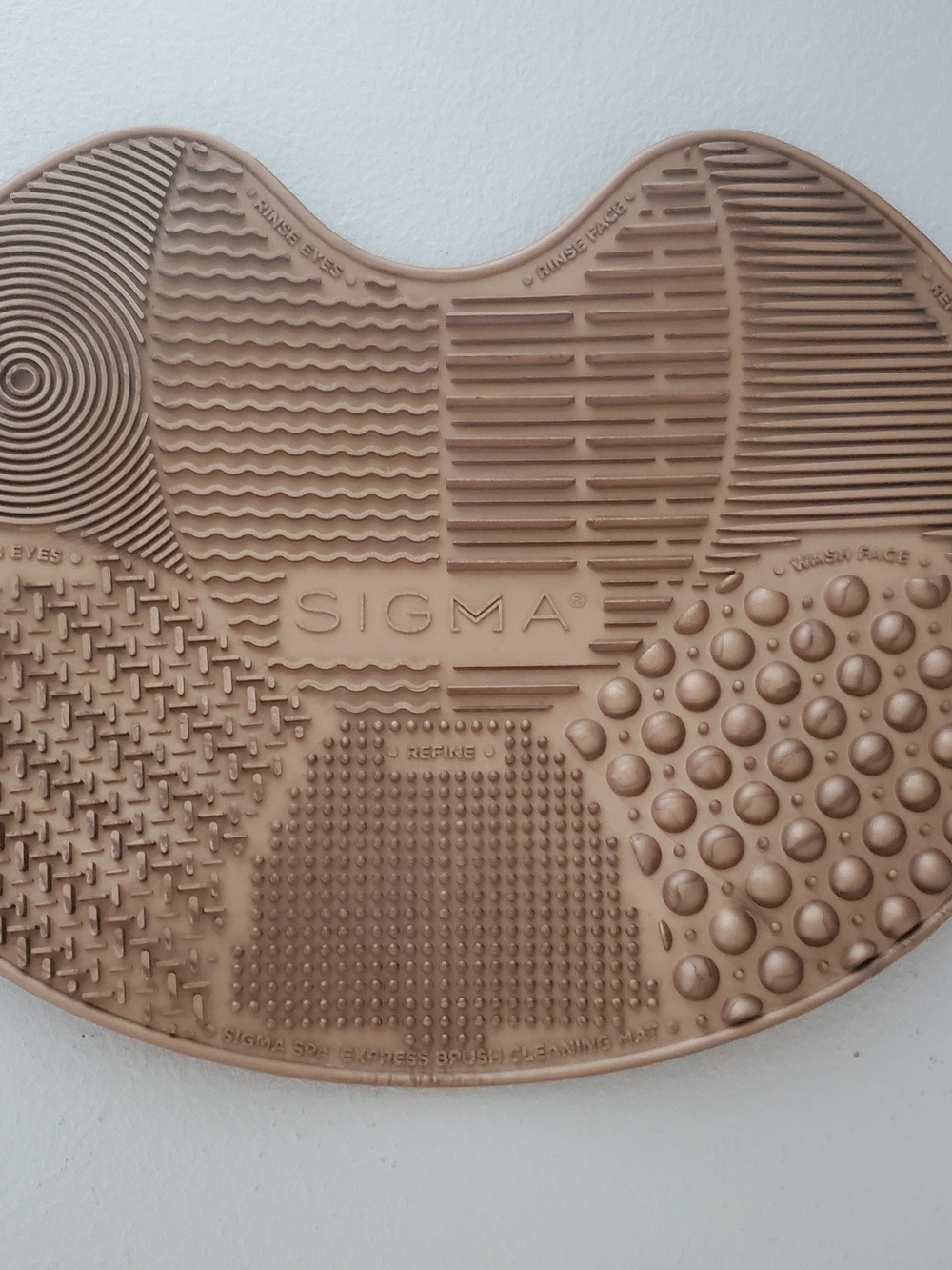 Like New Sigma Beauty Brush Cleaning Mat - Taupe Brown